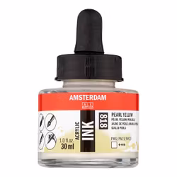 Amsterdam ink-30ml-818-pearl yellow