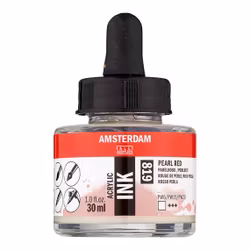 Amsterdam ink-30ml-819-pearl red