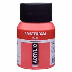 Amsterdam-500ml-317-Transparant red med.
