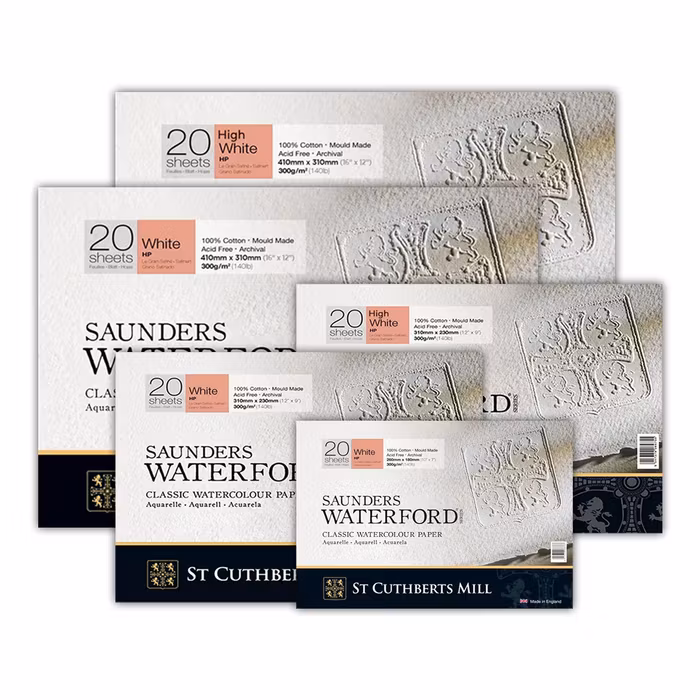 Saunders waterford High White-HP-41x31-300g-20st