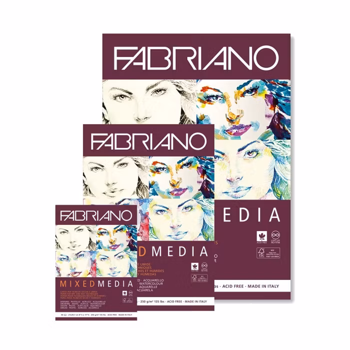 Fabriano-Mixed media-250g-A4-40 ark
