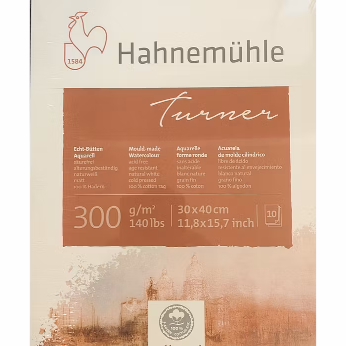 Hahnemuhle-300gram-30x40-Turner-coldpress-10 st