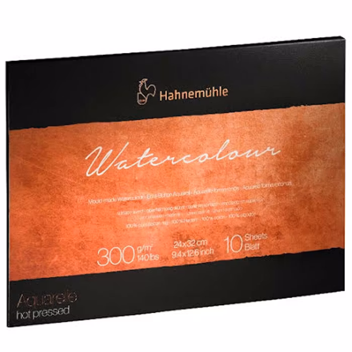 Hahnemuhle 300g-24x32-coldpress-10 st