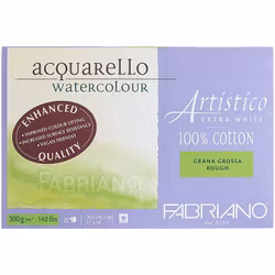 Fabriano-Artistico 300gram-18x26cm-grov