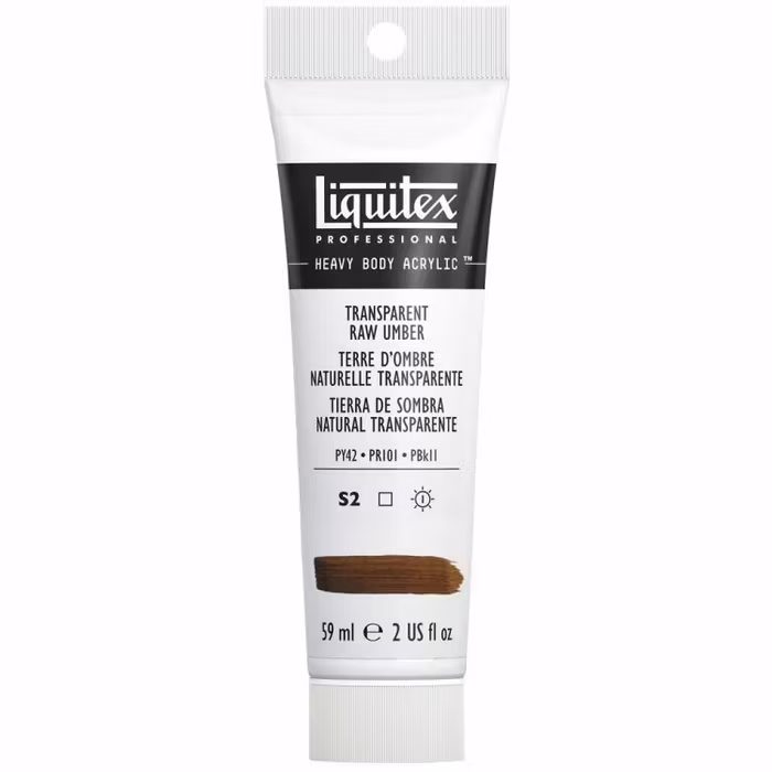 Liquitex-heavybody-59ml-S2-transparent raw umber