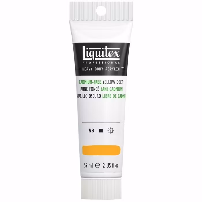 Liquitex-heavybody-59ml-S3-cadmium free yellow deep
