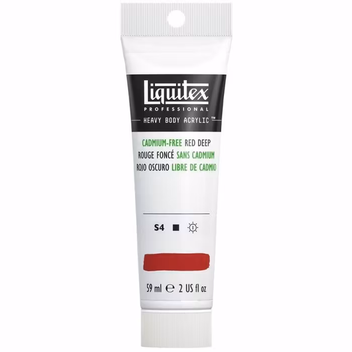 Liquitex-heavybody-59ml-S4-cadmium free deep red