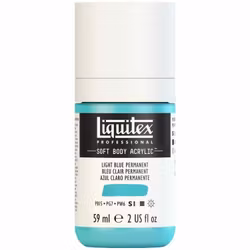 Liquitex-softbody-59ml-S1-light blue permanent