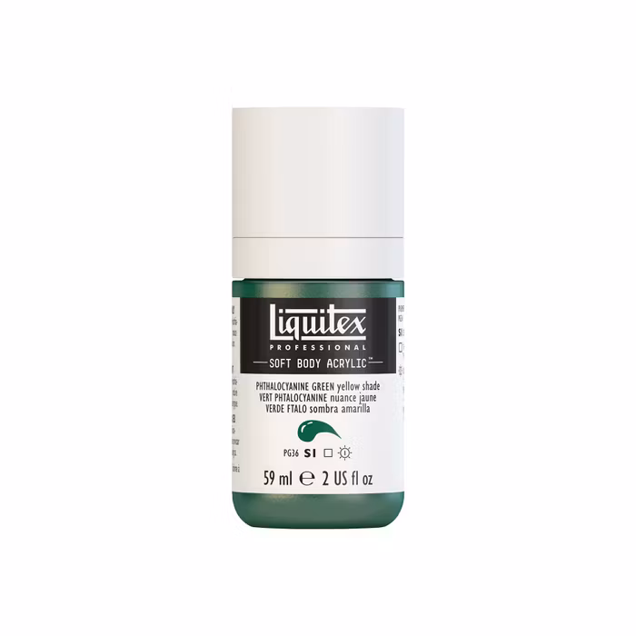 Liquitex-softbody-59ml-S1-phthalocyanine green Yellow Shade