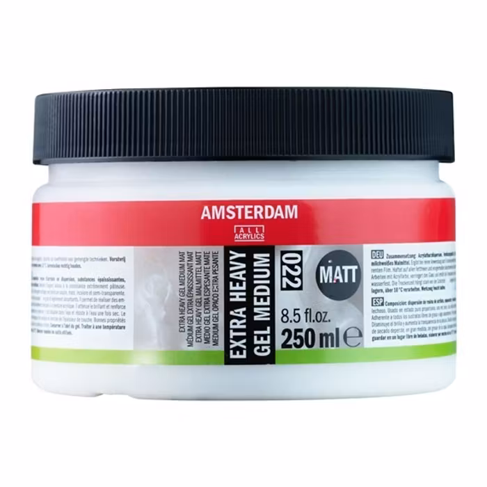 Amsterdam-Extra heavy gel medium-matt-022-250ml