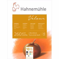 Hahnemühle -Velour 24x32-260g-10st
