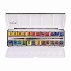 Rembrandt-Water colourbox-24st-plåt