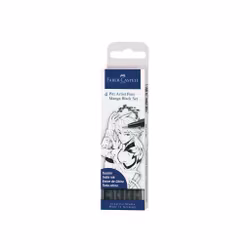 Fabercastell-4st manga black set