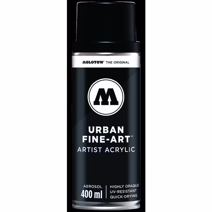 Sprayfärg-Molotow FineArt-400ml-signal black