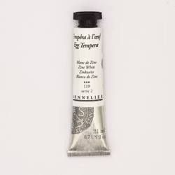 Äggtempera-21ml-119-zinc white