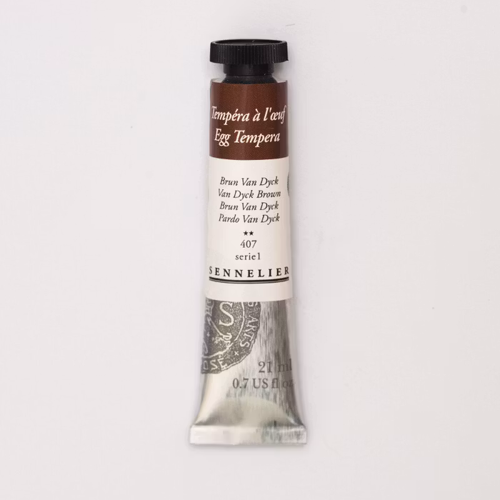 Äggtempera-21ml-407-van dyke brown