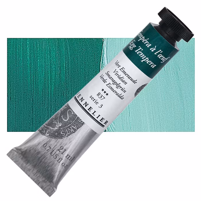 Äggtempera-21ml-837-smaragdgrön