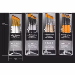 Giorgione penselset med 5 penslar-FLAT