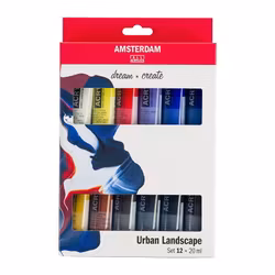 Amsterdam färgset 20ml 12st-Urban Landscape