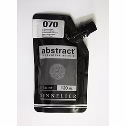 Sennelier Abstract Akrylfärg 120ml-070 Black
