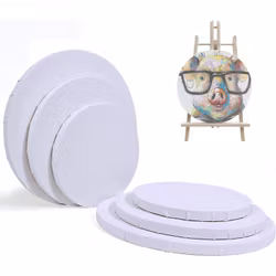 Canvas rund 20 cm-280 gram-Färgpaletten