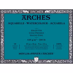 Arches akvarellblock-640g-23x31-10stCP