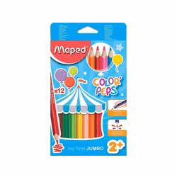 Maped Color Peps Jumbo - Färgpennor 12-pack