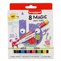 Bruynzeel-fiberpennor 8st-MAGIC