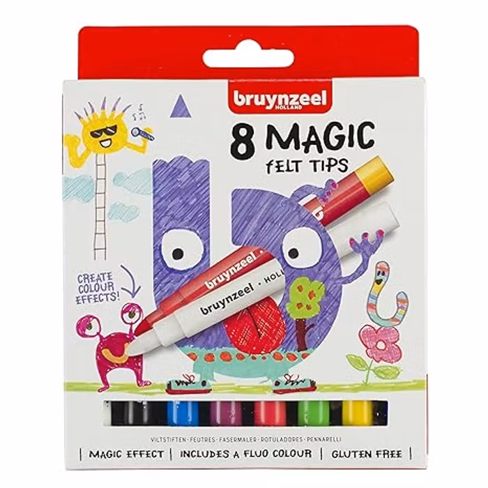 Bruynzeel-fiberpennor 8st-MAGIC