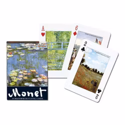 Kortlek Pokerstorlek-Monet