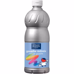 Redimix-gouache-500ml-Silver