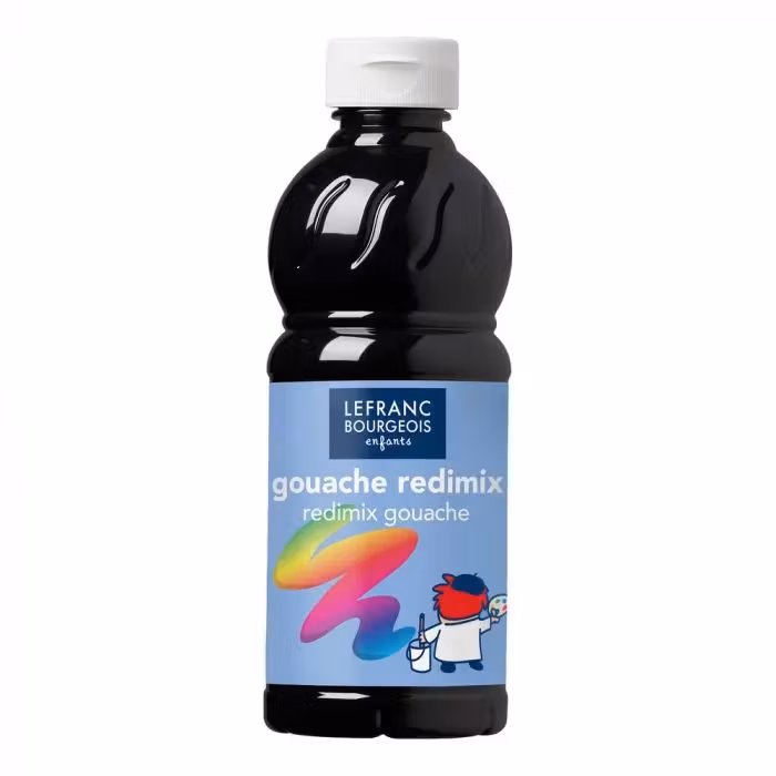 Redimix-gouache-500ml-svart