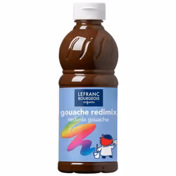 Redimix-gouache-500ml-burnt umber