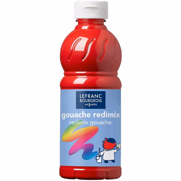 Redimix-gouache-500ml-röd