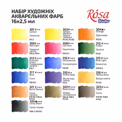 Rosa-akvarellfärg-16st i box