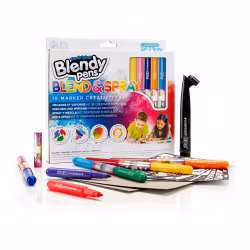 Blend & Spray Färgpennor-10 marker kit