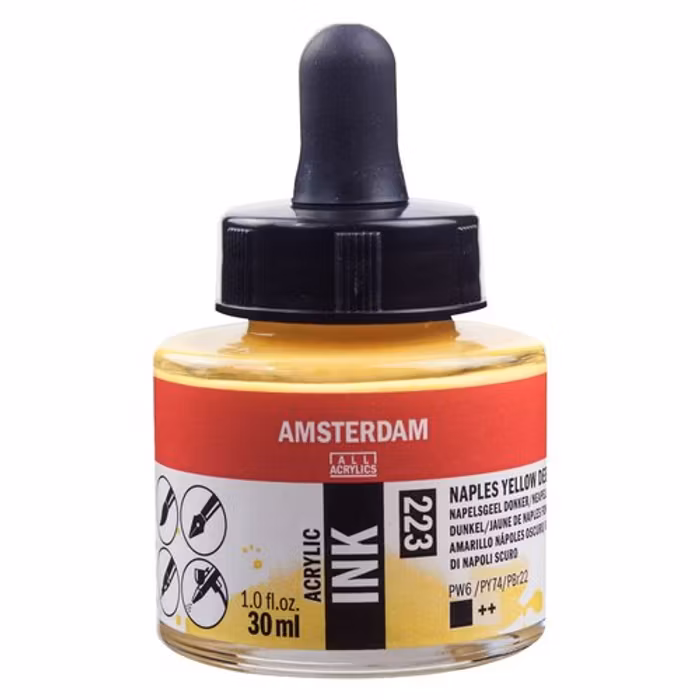 Amsterdam ink-30ml-223-Naples Yellow deep