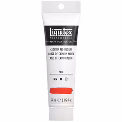 Liquitex-heavybody-59ml-154-Cadmium red medium