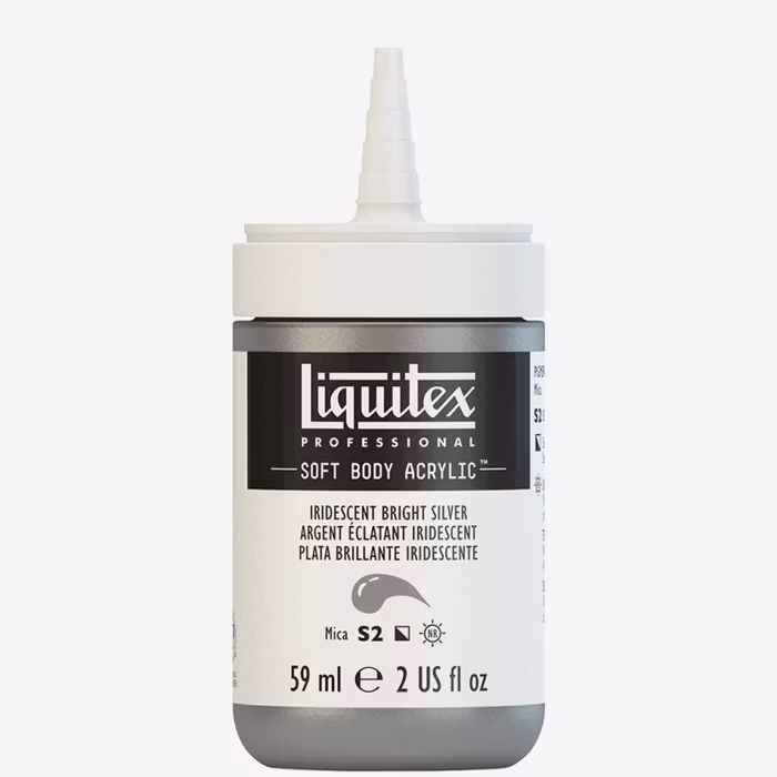 Liquitex-softbody-59ml-S2-iridescent bright silver