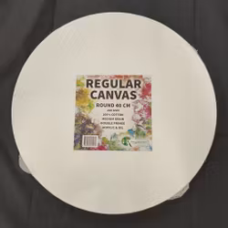 Canvas rund 40 cm-Färgpaletten