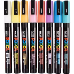 Posca-PC-3M-0,9-1,3mm-8st-Soft colours