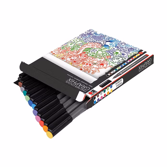 MARABU-Fineliner colour doodle Supreme 12 st