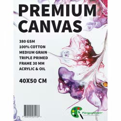 Canvas-40x50-Premium-380gram-30mm-Färgpaletten-2pack