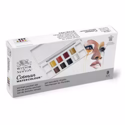Cotman Watercolour Portrait Pocket Set-9 delar