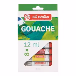 Gouache-8stx12ml-Art creation