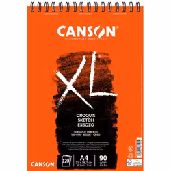 Canson-XL Croquis FG A4 90G Spiral 120st