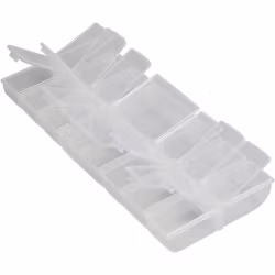 Förvaringslåda i plast-14 fack-24x11-med lock