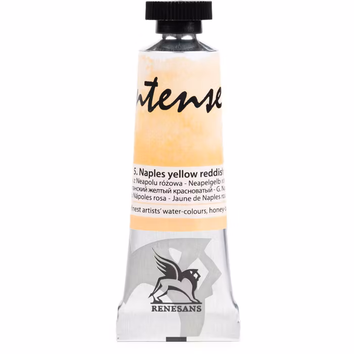 Renesans-extrafine watercolours in tubes 15 ml-05-NAPLES YELLOW REDDISH