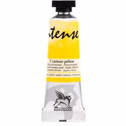 Renesans-extrafine watercolours in tubes 15 ml-07-LEMON YELLOW
