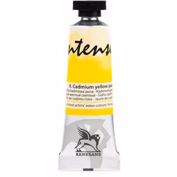 Renesans-extrafine watercolours in tubes 15 ml-09-CADMIUM YELLOW PALE